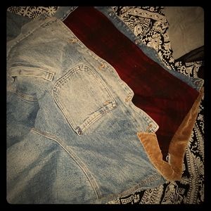 Vintage retro Ralph Lauren POLO jean Jacket Plaid